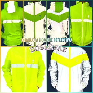 CHAQUETA REFLECTIVA HOMBRE DOBLE FAZ