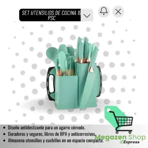 SET UTENSILIOS DE COCINA 19 PSC