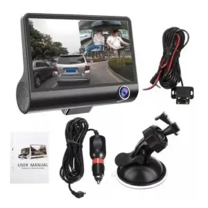 Video Camara Dvr Para Carro 3 Lentes Fro