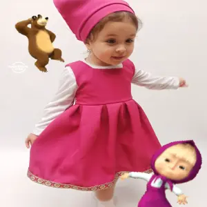 Disfraz Niña Masha y el oso Cosplay