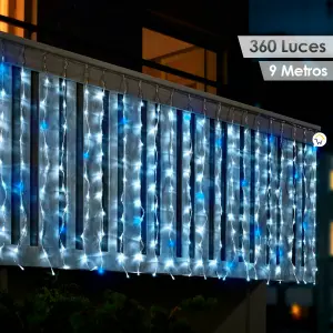 Cortina Luz LED 9x1M 360L 1341B