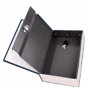 Caja Fuerte Simulada Libro 270x200x65 Mm