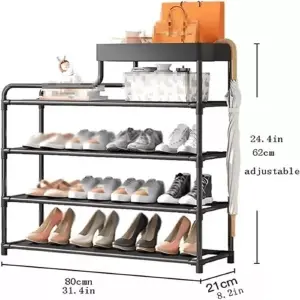 Zapatero De 4 Niveles  Con Repisa