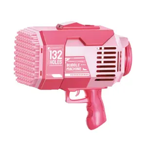Lanza Burbujas Eléctrica Rosada 132