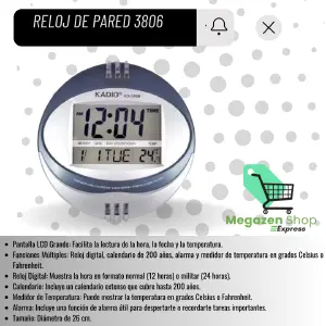 RELOJ DE PARED 3806