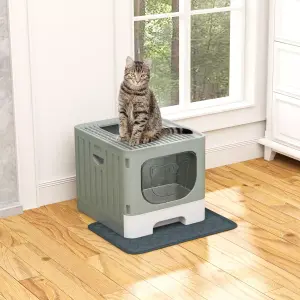 Caja De Arena Cerrada Para Gatos