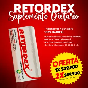RETORDEX TRATAMIENTO 60 TABLETAS