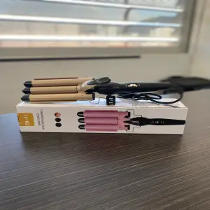 Pinza Rizadora 3 Tubos M-11: ¡Crea Rizos Perfectos con Facilidad! - Pinza Rizadora 3 Tubos M-11