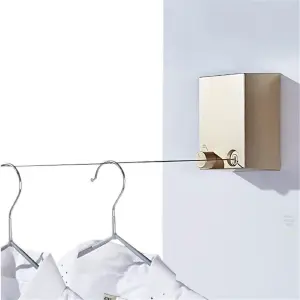 Tendedero o colgador de ropa retráctil