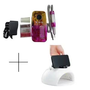 Pulidor de uñas y lampara 168w
