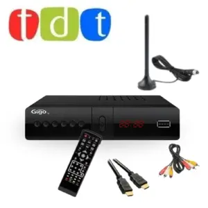 Decodificador TDT Receptor TV Gigo: ¡La mejor experiencia televisiva! - Decodificador Tdt Receptor Tv Gigo