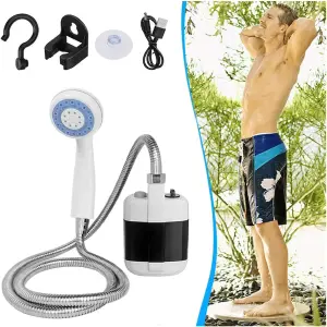 Ducha Portatil Electrica Para Campamento