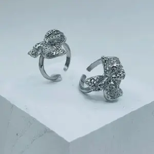 ANILLO GRADUABLE RODIO PLATEADO #31