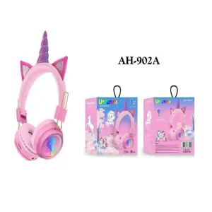 Audifono Bluetooth Unicornio Rosado