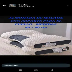 Almohada masajeadora ortopédica
