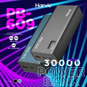 Power Bank Harvic 30000 miliamperios