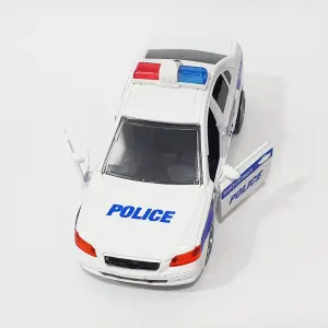 Carro De Policia Colección A Escala Jugu