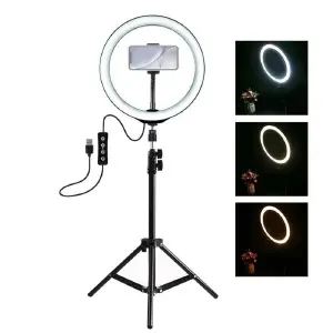 ARO DE LUZ 30CM LUCES BLANCA