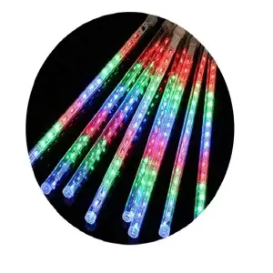Luces Led Lagrima Meteoro Decoración Nav