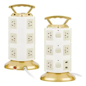 Torre Multi Toma Corriente 3 Niveles Usb