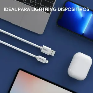Cable de carga Lightning de 2metros 1H