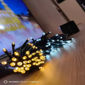 LINEAL SOLAR NAVIDEÑA 100 LED SOLAR