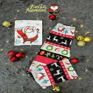 Pijama Pantalon Navidad Niño Largo