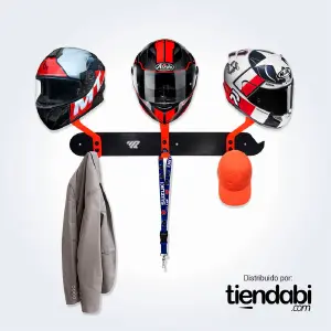 Soporte Base Porta Casco Triple Multifun
