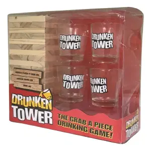 Jenga + 4 Shot De Vidrio Fiesta