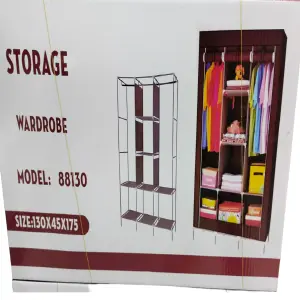 Closet Ropero de tela (SOLO GRIS)