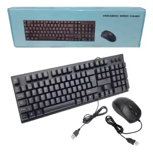 Combo Teclado Y Mouse Óptico USB NKB501