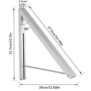 Tendedero de ropa plegable triangular