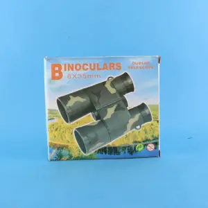 Binoculares medidas 6x35mm color negro