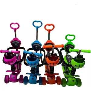 Patineta 5 En 1 Scooter Multiusos Led Pa