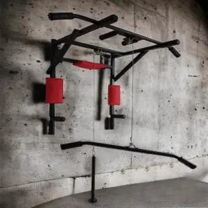 Barra Multifuncional Crossfit con Poleas