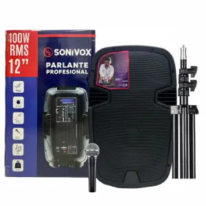 Cabina De Sonido 12 Pulgadas Profesional