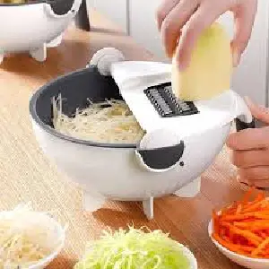 tapas de silicona + rallador 9  en 1