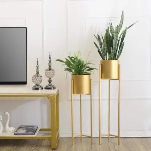 Matero Metálico Dorado: Diseño Nórdico - Matero  Metalico Dorado  Diseño Nórdico
