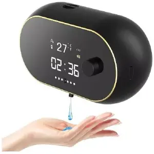 DISPENSADOR DE JABON CON RELOJ