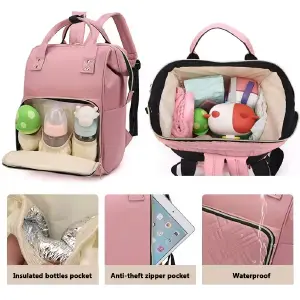Pañalera Morral Clasica Beige