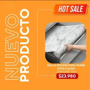 ROLLO ADHESIVO TIPO MARMOL 5MTS X 60CM