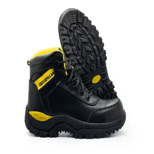 Bota Caterpillar 013 Negro (Con Puntera)