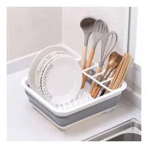 Escurridor De Platos Plegable Organizado