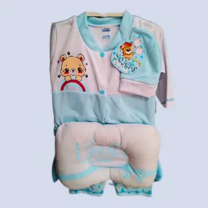 PRIMERA MUDA BEBE NIÑO CON ALMOHADA