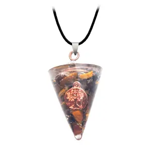 Collar Arbol De La Vida Cuarzo Orgonita