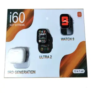 I60 ULTRA KIT RELOJES X2 + AUDIFONOS + 7