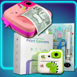 CAMARA INSTANTANEA + KIT ESCOLAR