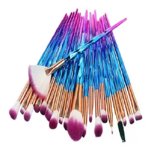 Set brochas y pinceles de maquillaje, 20