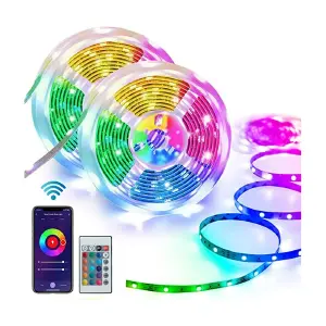 Cinta Tira Luz Led RGB  Control Remoto
