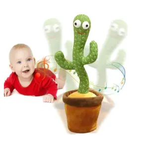 Cactus bailarin canta baila muñeco